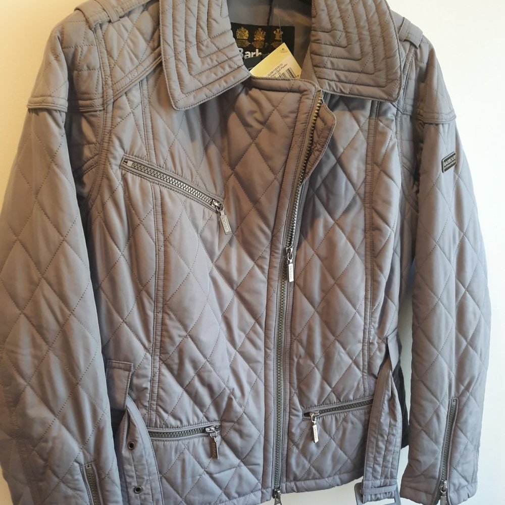 Barbour Ladies Venture Patrol Jacket, Size 6 US,  Light Purple-Gray, NWT